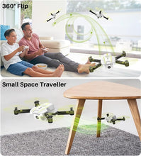 Load image into Gallery viewer, SYMA Mini Drone with Camera 720P FPV Camera Drones Headless Mode One Key Start Speed Adjustment 3D Flips White
