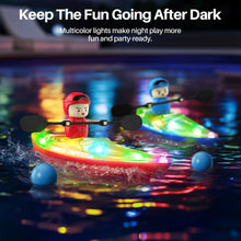 Load image into Gallery viewer, SYMA 2 Pack RC Boats for Kids 6-12, Remote Control Boats with Dolphin Push-Ball Design, 40 Mins Playtime, 2.4GHz Water Toys for Pool, Bathtub, Portable Pool and Water Table
