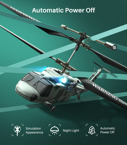 SYMA S54H RC Helicopters Military Remote Control Helicopter for Kids Adults Army Fans with Lifelike Simulation, Green