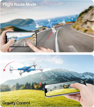 Load image into Gallery viewer, SYMA X600W Drone Remote Control Headless Mode One Key Start 3D Flips Blue
