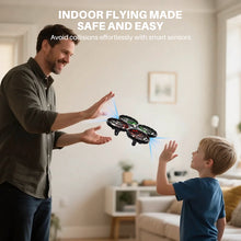 Load image into Gallery viewer, SYMA Drone for Kids 8-12 with Automatic Obstacle Avoidance, 20 Mins Flight Time(2 Batteries), One-Key 360°Flips and Altitude Hold, Safe Flying Toys for Boys and Girls
