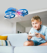 Load image into Gallery viewer, SYMA TF1001 RC HelicopterAerobatic Flight Plastic Airplane Drone Indoor Blue
