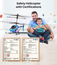 Load image into Gallery viewer, SYMA S107H-E Remote Control Helicopter Aircraft Indoor to Fly Blue
