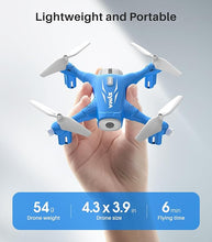 Load image into Gallery viewer, SYMA X400 Mini Drone Remote Control Quadcopter with APP Control Blue
