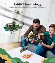 Load image into Gallery viewer, SYMA Remote Control Helicopter, S55H Military Attack RC Helicopter with Cool Appearance Design
