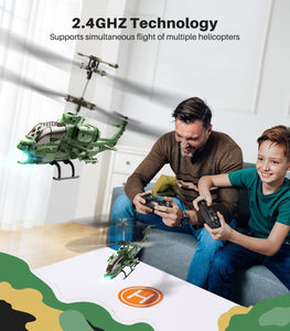 SYMA Remote Control Helicopter, S55H Military Attack RC Helicopter with Cool Appearance Design