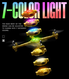 SYMA X440 RC LED Drone with Detachable Arms Remote Control Toys Gifts for Boys Girls with 7-Color Light
