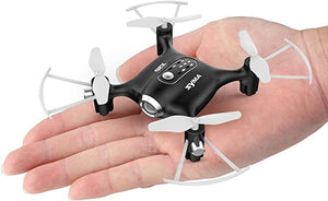Syma Newest X20 Mini Pocket Black Drone Headless Mode 2.4Ghz Nano LED Altitude Hold
