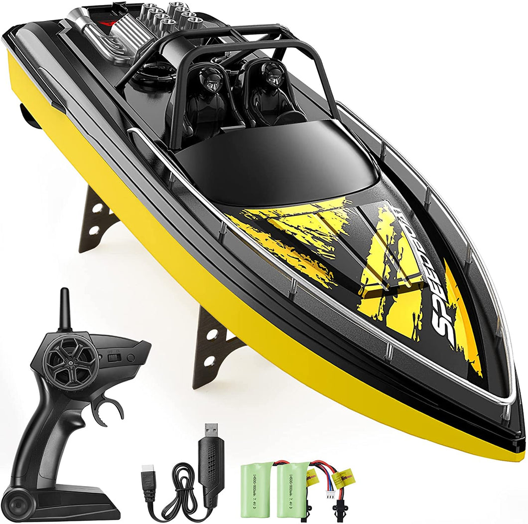SYMA Q12 RC Boat 2.4GHz High-Speed Remote Control Boat with Dual Motors for Adults and Kids