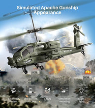 Load image into Gallery viewer, SYMA S51H Remote Control Helicopter 2.4GHz Apache Military Army Helicopter Toys
