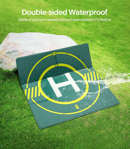 Double Sided Waterproof Landing Pads 16.9'' Universal Helipad for Drone