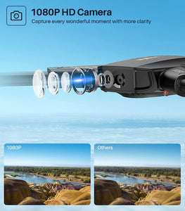 SYMA X800W Foldable Mini RC Drone for Adults with 1080P FPV Camera