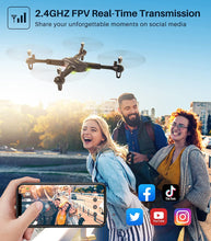 Load image into Gallery viewer, SYMA X800W Foldable Mini RC Drone for Adults with 1080P FPV Camera
