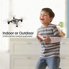 Load image into Gallery viewer, Syma Newest X20 Mini Pocket Black Drone Headless Mode 2.4Ghz Nano LED Altitude Hold
