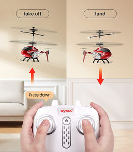 SYMA S107H-E RC Helicopter with Two Rechargeable Batteries for Kids, Red Upgrade
