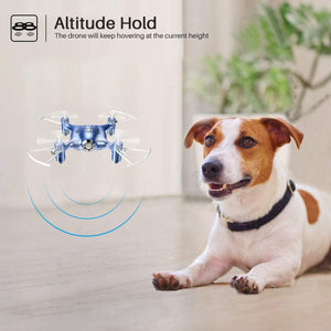 SYMA X20 Mini RC Drone Easy Indoor Small Flying Toys Pocket Quadcopters Blue