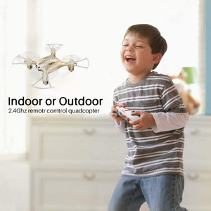 SYMA Syma X20 Mini Pocket Drone Headless Mode 2.4Ghz Nano LED RC Quadcopter Altitude Hold Gold