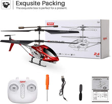 Load image into Gallery viewer, SYMA S107H-E 3.5 Channel RC Helicopter with Gyro, Red
