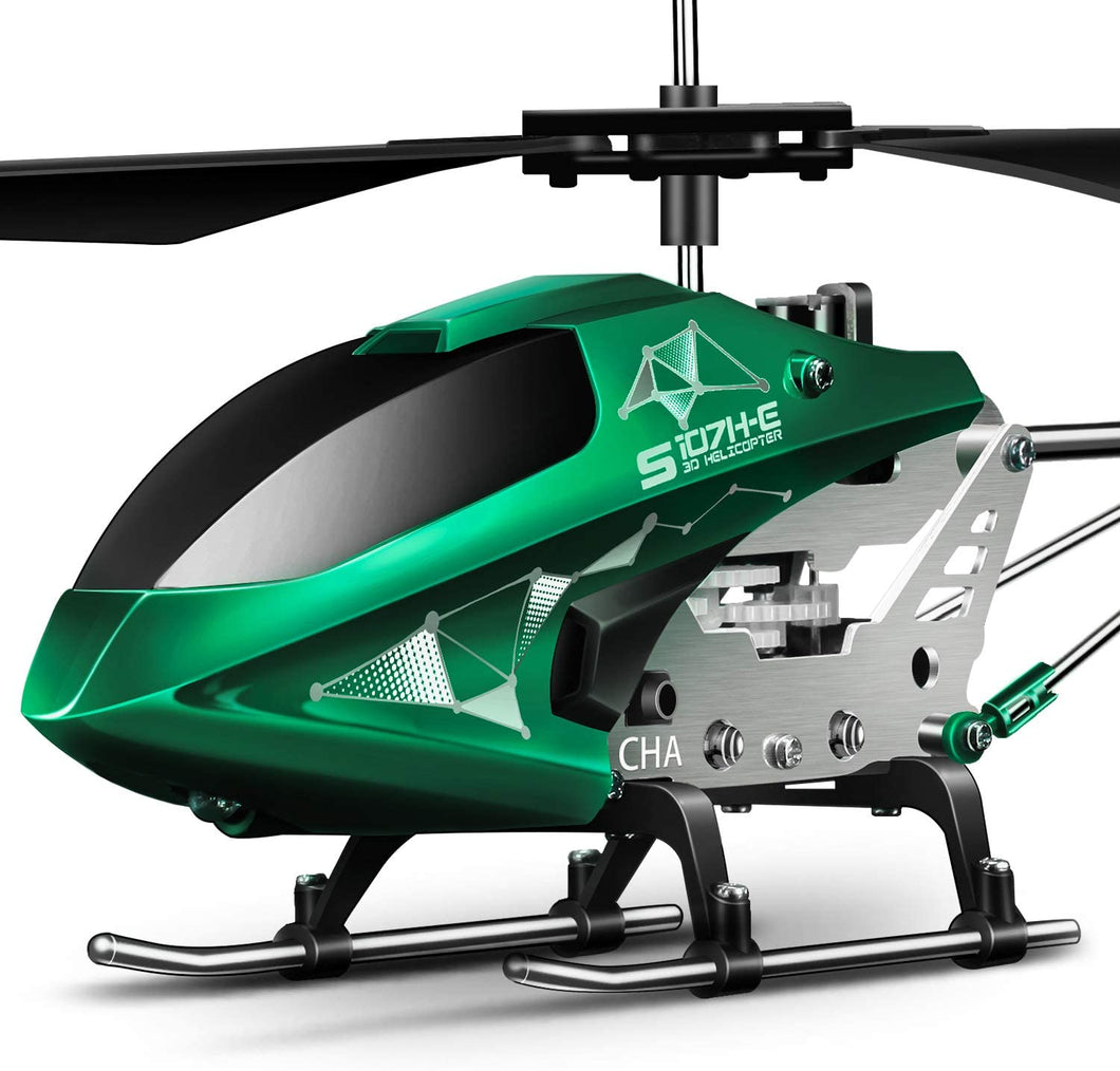 SYMA S107H-E 3.5 Channel RC Helicopter with Gyro, Green