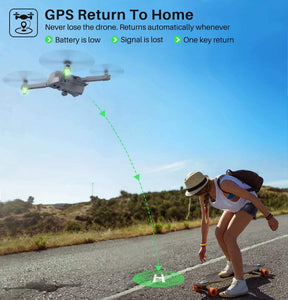 SYMA X500 4K Drone with UHD Camera,with 56mins Flight Time, 5GHz FPV Transmission for Beginner